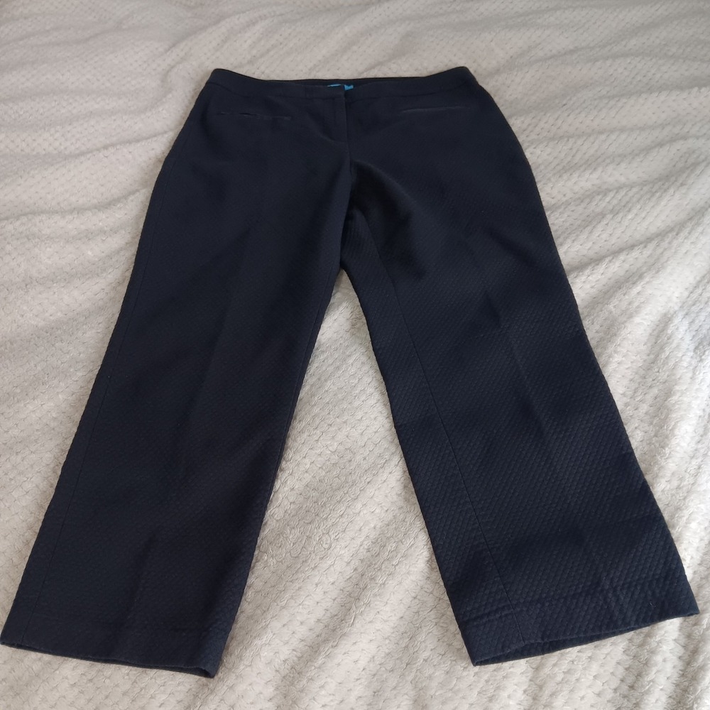 J. Mclaughlin Black Textured Ankle Pants - image 4